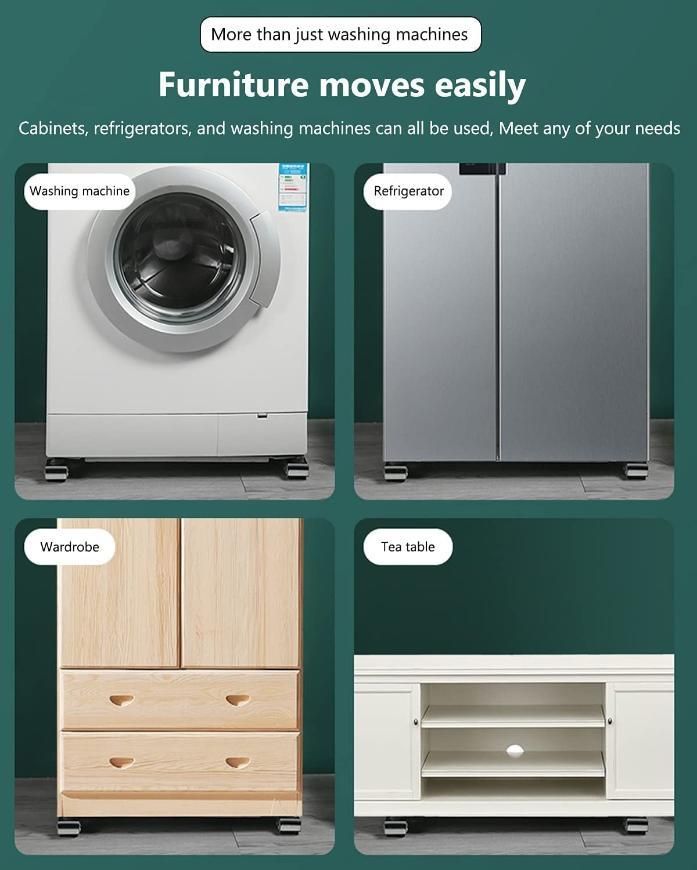 Heavy-Duty Castor Wheels – Furniture Moving & Home Equipment Wheels 2pc