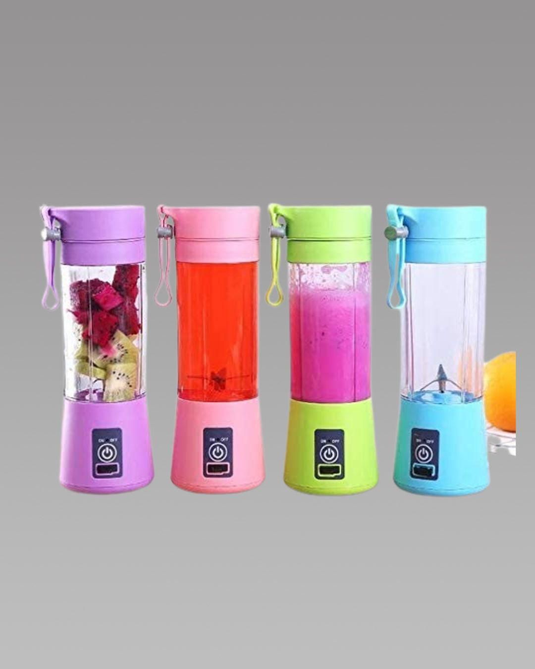 Portable USB Rechargeable 6-Blade Juicer – Smoothie & Shake Maker