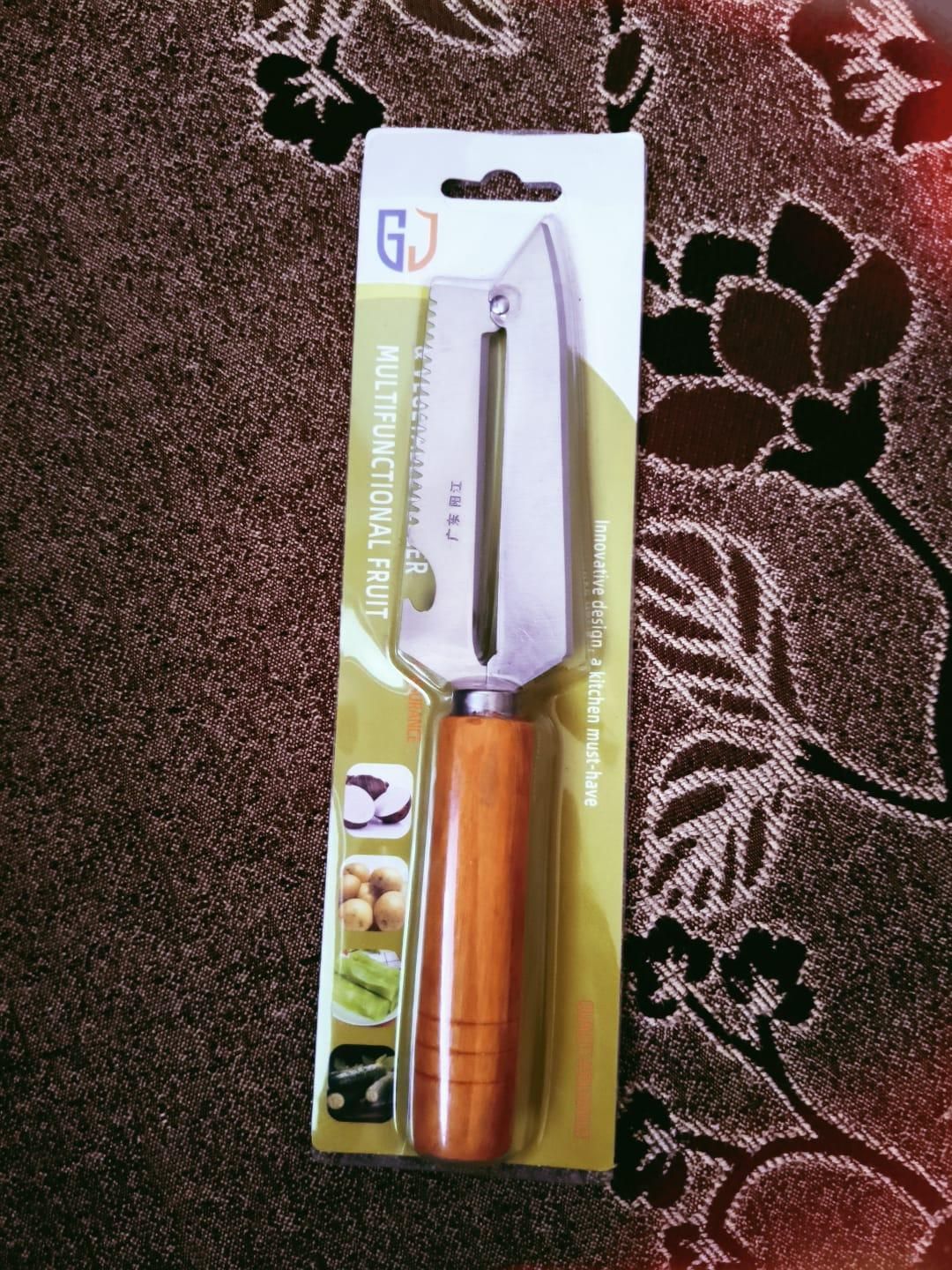 3-in-1 Peeling Knife – Slice, Peel & Open with Ease