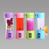 Portable USB Rechargeable 6-Blade Juicer – Smoothie & Shake Maker
