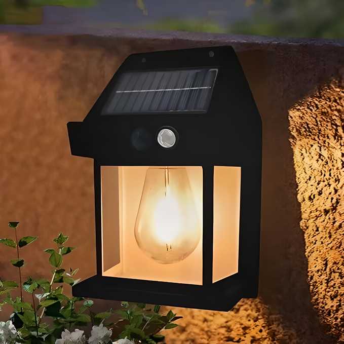 Solar Wall Lights Lamp Outdoor Wireless Dusk To Dawn Porch Lights Fixture