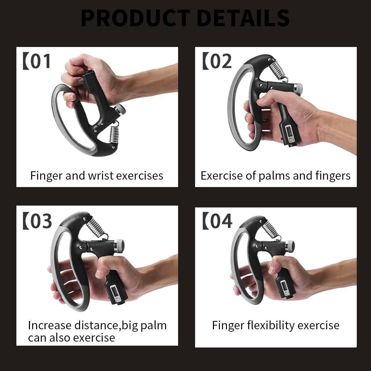 Adjustable Counting Hand Grip – Build Strength, Recover Faster & Perform Better