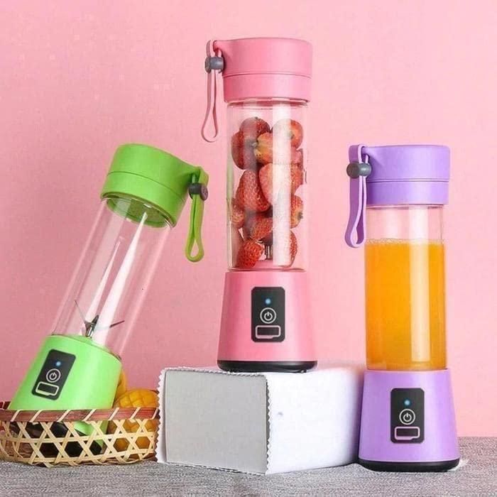 Portable USB Rechargeable 6-Blade Juicer – Smoothie & Shake Maker