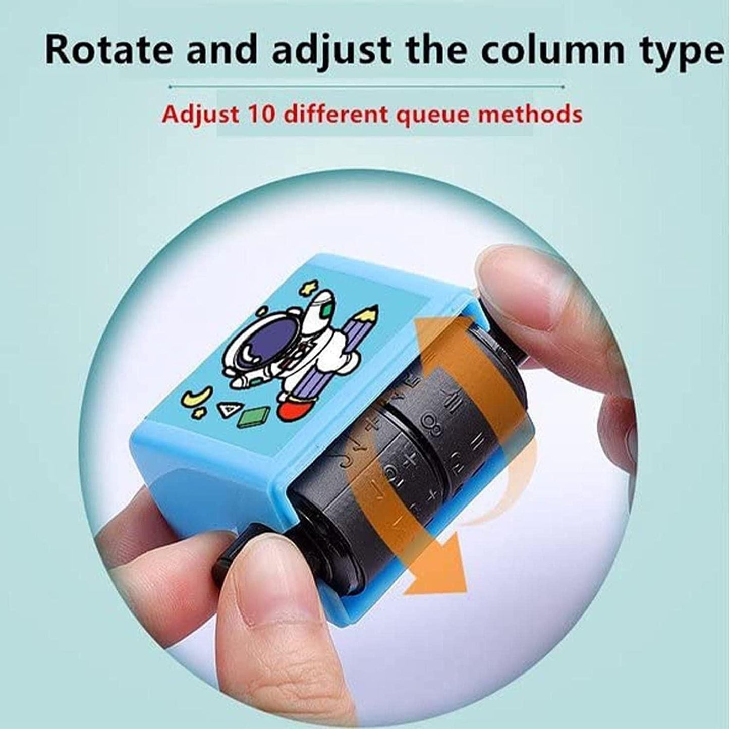 🧮 Roller Design Digital Math Teaching Stamp – Fun Way to Learn & Practice Math!