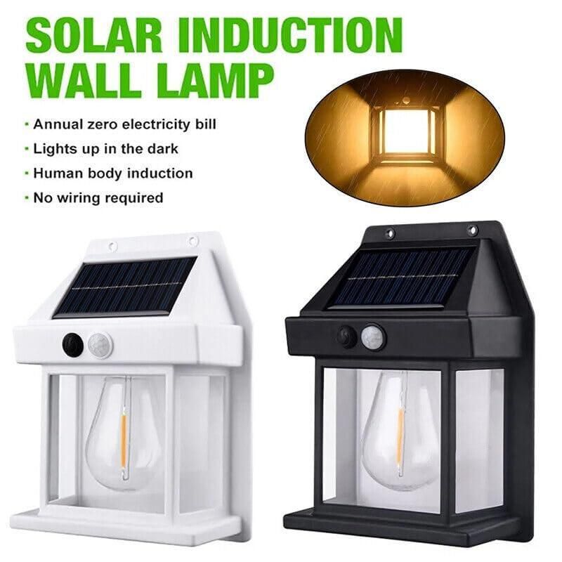 Solar Wall Lights Lamp Outdoor Wireless Dusk To Dawn Porch Lights Fixture