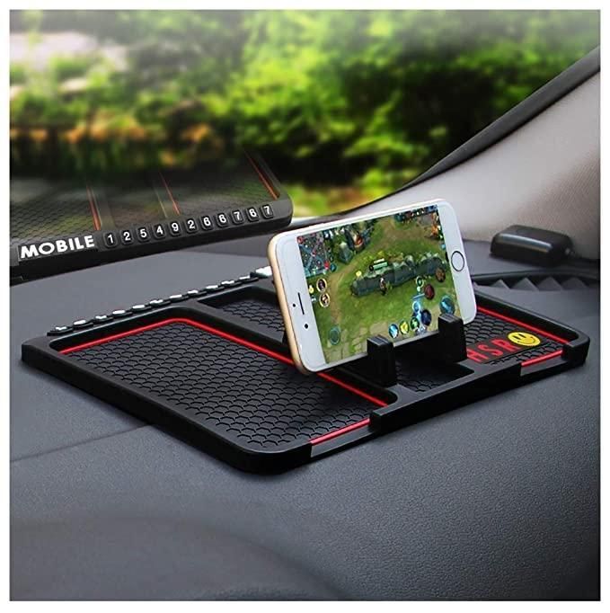 HSR Car Dashboard Silicone Anti-Slip Phone Holder – Secure, Stylish & Smart