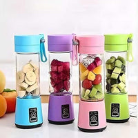 Portable USB Rechargeable 6-Blade Juicer – Smoothie & Shake Maker